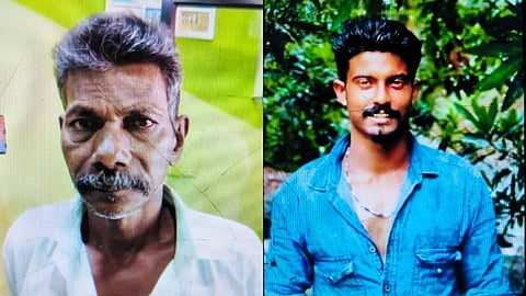 കൊല്ലപ്പെട്ട രാജേന്ദ്രൻ, പ്രതി സന്ദീപ്