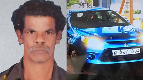 മരിച്ച രാജൻ, എസ്എച്ച്ഒ ഓടിച്ച കാർ