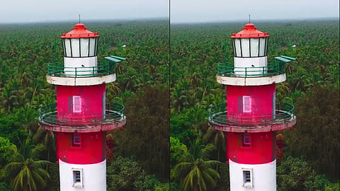 ചാവക്കാട് ലൈറ്റ് ഹൗസിന് മുകളിൽ കയറി ഗുണ്ട് പൊട്ടിച്ച് യുവാക്കൾ; ഒരാളുടെ കൈപ്പത്തി തകർന്നു