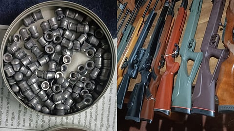 മലപ്പുറം എടവണ്ണയിൽ വൻ ആയുധവേട്ട