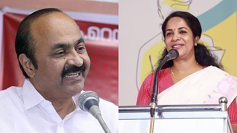 വി.ഡി. സതീശൻ, കെ.ജെ. ഷൈൻ