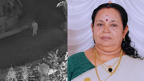 പ്രേമ റോഡിലൂടെ നടന്നുപോകുന്ന ദൃശ്യങ്ങൾ