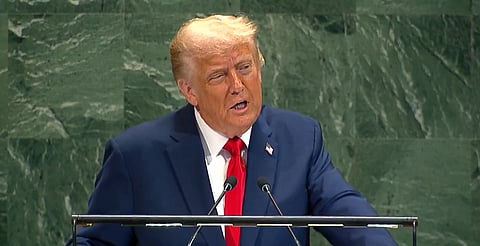 യുഎന്‍ പൊതുസഭാ സമ്മേളനത്തിൽ ട്രംപ്