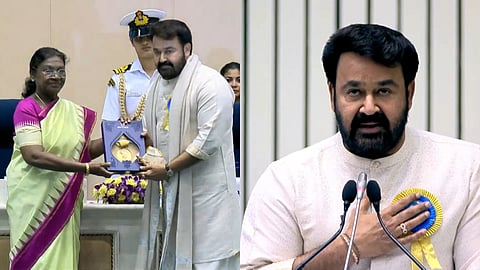 ദാദാ സാഹേബ് ഫാൽക്കെ പുരസ്കാരം ഏറ്റുവാങ്ങി മോഹൻലാൽ 