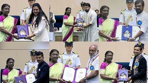 അഭിമാനം വാനോളം; ദേശീയ പുരസ്കാരവേദിയിലെ മലയാളത്തിളക്കം