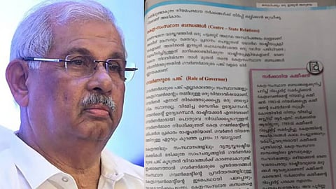"ഗവർണർ നാമമാത്ര തലവൻ, യഥാർഥ കാര്യനിർവഹണ അധികാരം മന്ത്രി സഭയ്ക്ക്"; അധികാര പരിധി ഉൾപ്പെടുത്തി പാഠപുസ്തകം പുറത്തിറക്കി വിദ്യാഭ്യാസ വകുപ്പ്