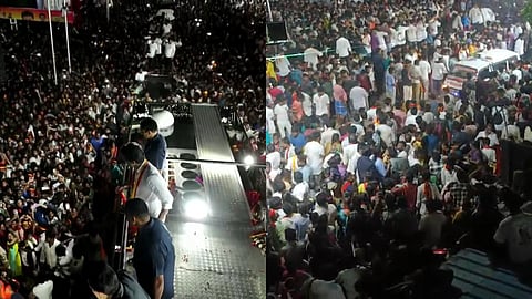 റാലിയിൽ നിന്നുള്ള ദൃശ്യങ്ങൾ