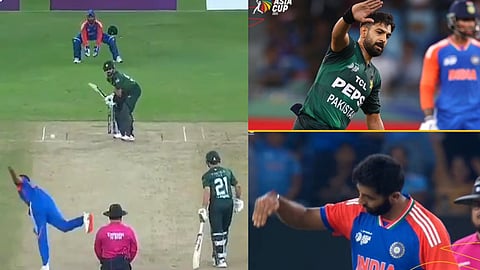 India vs Pakistan Final, Jasprit Bumrah giving it back to Pakistan and Haris Rauf