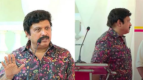 ഗണേഷ് കുമാർ വേദിയിൽ നിന്ന് ഇറങ്ങിപോകുന്നു