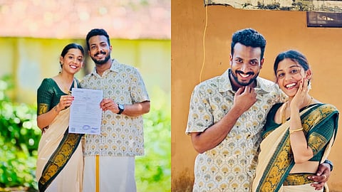 ആര്യ ദയാലും വരൻ അഭിഷേകും