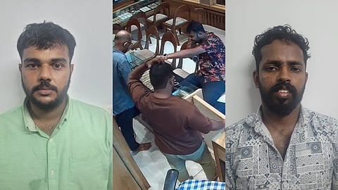 പ്രതികളായ അഭിഷേക്, അഷ്‌റഫ്‌ എന്നിവർ