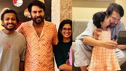മമ്മൂട്ടിക്കൊപ്പം ബേസില്‍ ജോസഫും കുടുംബം