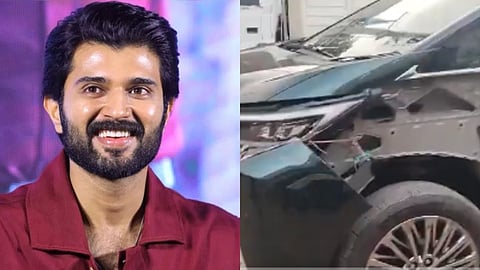 നടൻ വിജയ് ദേവരക്കൊണ്ടയുടെ കാർ അപകടത്തിൽപ്പെട്ടു