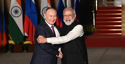 പുടിന് പിറന്നാൾ ആശംസകളുമായി മോദി