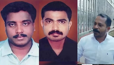 കൊല്ലപ്പെട്ട ഷിനോജ്, വിജിത്ത് എന്നിവർ, കൊടി സുനി 