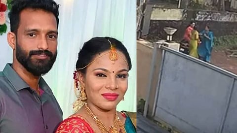 മരിച്ച ദമ്പതികൾ, അധ്യാപികയെ സ്ത്രീകൾ മർദിക്കുന്ന ദൃശ്യം