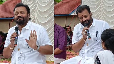 സുരേഷ് ഗോപി പാലക്കാട് കലുങ്ക് സംവാദത്തിനിടെ