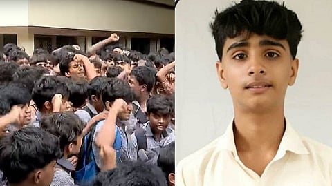 വിദ്യാർഥി പ്രതിഷേധത്തിൻ്റെ ദൃശ്യങ്ങൾ