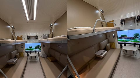 വന്ദേ ഭാരതിൻ്റെ ഉൾവശം