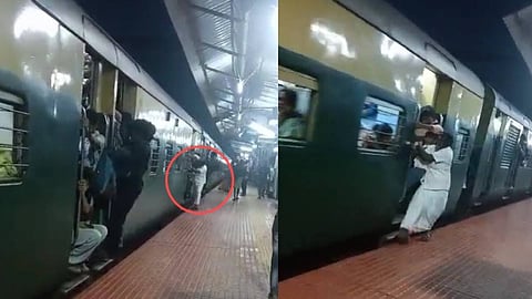 ട്രെയിനിൽ കയറുന്നതിനിടെ പ്ലാറ്റ്‌ഫോമിൽ തലയിടിച്ച് വീണു; അച്ഛനും മകൾക്കും പരിക്ക്