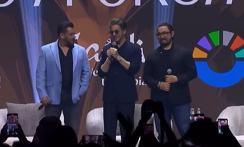 റിയാദില്‍ നടന്ന ജോയ് ഫോറത്തില്‍ സല്‍മാന്‍, ഷാരൂഖ്, ആമിർ