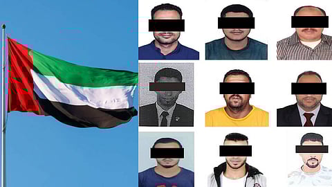 9 Arab nationals facing trial in the UAE for allegedly forming an organised gang involved in serious crimes