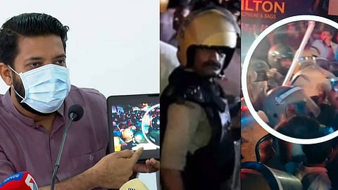 "പേരാമ്പ്രയിലേത് പൊലീസ് അതിക്രമം, തല്ലിയത് സിഐ അഭിലാഷ് ഡേവിഡ്, ഡിവൈഎസ്പി ഗ്രനേഡും ലാത്തിയുമായി മർദിച്ചു; ലക്ഷ്യം ശബരിമലയിൽ നിന്നും ശ്രദ്ധ തിരിക്കൽ"