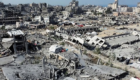 ''എങ്ങോട്ടും പോകാനില്ല, പലയിടങ്ങളിലും പൊട്ടാത്ത സ്‌ഫോടക വസ്തുക്കള്‍''; ഭീതിയില്‍ ഗാസയിലേക്ക് തിരിച്ചെത്തിയവര്‍