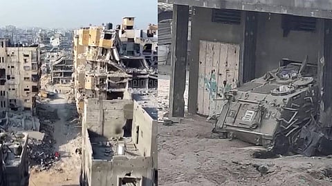 ഇസ്രയേൽ നാമവശേഷമാക്കിയ ഗാസ നഗരം