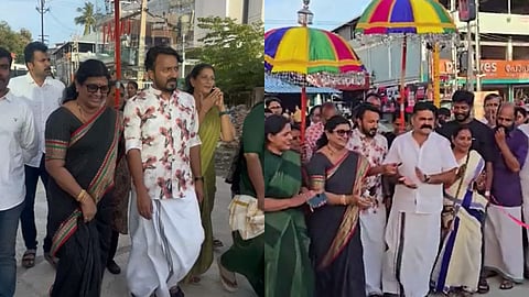 രാഹുൽ മാങ്കൂട്ടത്തിലിനൊപ്പം പ്രമീള ശശിധരൻ