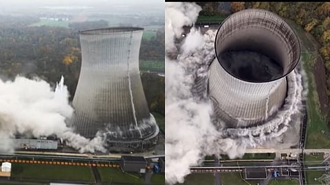 Germany destroys two nuclear plants
