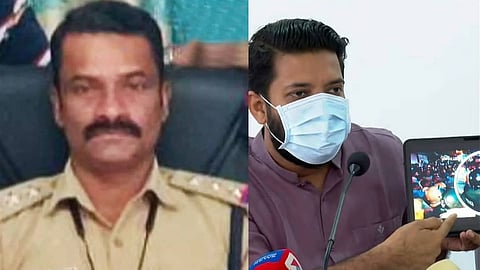 സിഐ അഭിലാഷ് ഡേവിഡ്, ഷാഫി പറമ്പിൽ