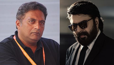 പല ''ഫയല്‍സിനും'' പുരസ്‌കാരങ്ങള്‍ ലഭിക്കുന്നത് കാണുന്നില്ലേ, അങ്ങനെ ഒരു ദേശീയ പുരസ്‌കാരം മമ്മൂട്ടിയെ അര്‍ഹിക്കുന്നില്ല: പ്രകാശ് രാജ്