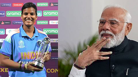 "മത്സരത്തില്‍ ഹനുമാന്‍ ടാറ്റൂ എങ്ങനെ സഹായിച്ചു?" ദീപ്തി ശര്‍മയോട് പ്രധാനമന്ത്രിയുടെ ചോദ്യം 