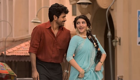 'പരാശക്തി' സിനിമയിലെ ഗാനരംഗം