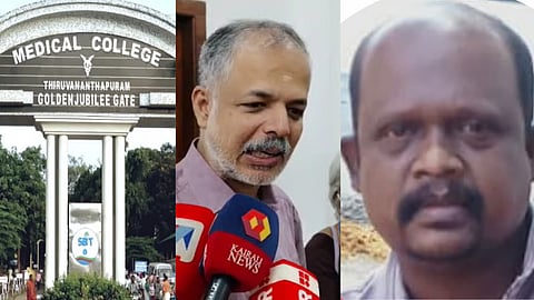 "ഭർത്താവിനെ കൊന്നതാണ്, ഡോക്ടർമാർ തിരിഞ്ഞ് നോക്കിയില്ല"; മെഡിക്കൽ കോളേജ് സൂപ്രണ്ടിൻ്റെ വാദം തള്ളി വേണുവിൻ്റെ ഭാര്യ 