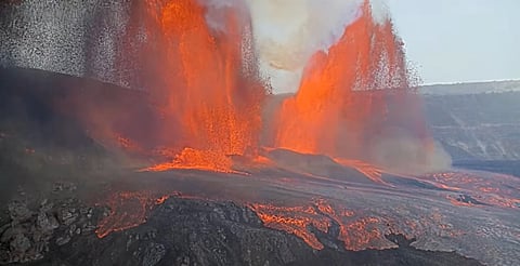 Kilauea volcano erupts in Hawaii,