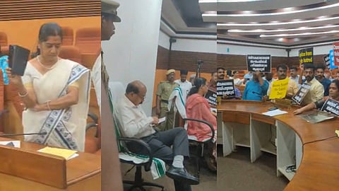 "ടീച്ചറുടെ വീട്ടിൽ ഭക്ഷണം വിളമ്പുന്നത് ദളിതൻ"; കേരള സർവകലാശാല സെനറ്റ് യോഗത്തിൽ സി.എൻ. വിജയകുമാരിയെ ന്യായീകരിച്ച് ബിജെപി സിൻഡിക്കേറ്റ് അംഗങ്ങൾ