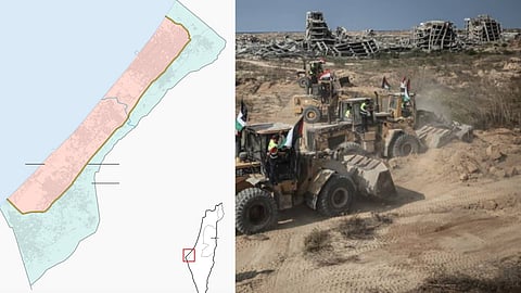 Gaza strip division plan of US