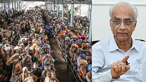 "ഭക്തജനത്തിരക്ക് നിയന്ത്രണവിധേയം, സ്പോട്ട് ബുക്കിങ്ങിനായി നിലയ്ക്കലിൽ ഏഴ് കൗണ്ടറുകൾ സ്ഥാപിക്കും"; പടി കയറുന്നവരുടെ എണ്ണം കൂട്ടുമെന്ന് കെ. ജയകുമാർ