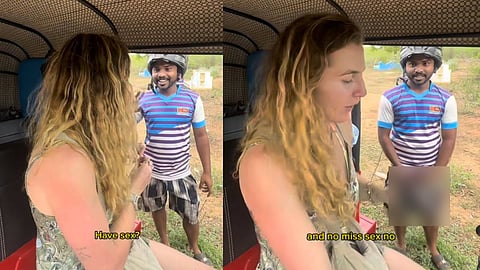 യുവതി സോഷ്യൽ മീഡിയയിൽ പങ്കുവച്ച വീഡിയോയിൽ നിന്നും