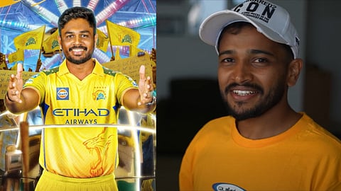 Sanju Samson in CSK jersy reveal