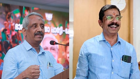 ഇ. കൃഷ്ണദാസ്, സി. കൃഷ്ണകുമാർ