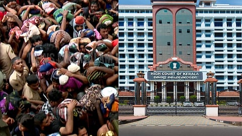 ശബരിമലയിൽ കഴിഞ്ഞ ദിവസം അനുഭവപ്പെട്ട തിരക്ക്