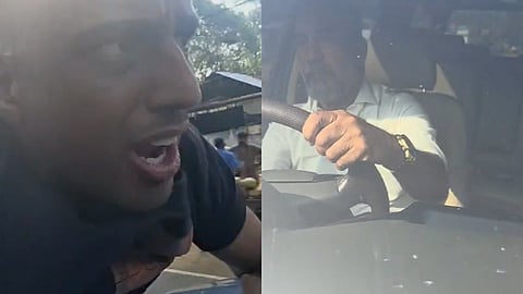 യുവാവിനെ കാറിന്റെ ബോണറ്റിൽ കിടത്തി വാഹനം ഓടിച്ചു; കുറ്റൂർ സ്വദേശിക്കെതിരെ നടപടി 