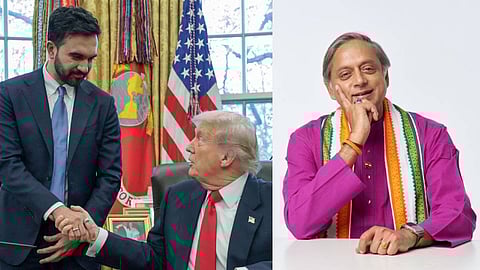 ട്രംപ്-മംദാനി കൂടിക്കാഴ്ചയിൽ നിന്നും, ശശി തരൂർ