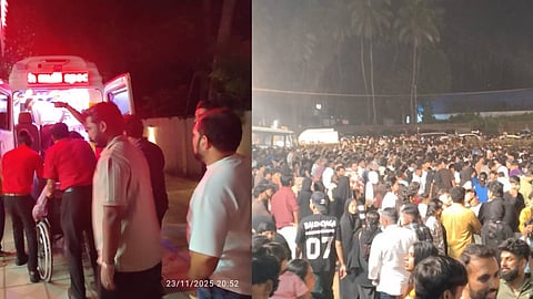 കാസർഗോഡ് സ്റ്റേജ് ഷോയ്ക്കിടെ അപകടം; തിക്കും തിരക്കിലും പെട്ട് നിരവധി പേർക്ക് പരിക്ക്