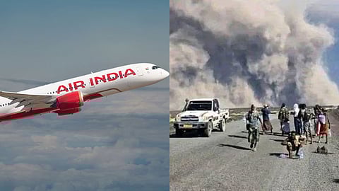 ഭീഷണിയായി  കരിമേഘങ്ങൾ, ഹെയ്‌ലി ഗബ്ബി അഗ്നിപർവ്വത സ്ഫോടനത്തിൽ ഏഷ്യൻ രാജ്യങ്ങളിലും വ്യോമഗതാഗതം തടസപ്പെട്ടു