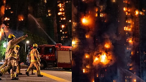 44 Dead After Fire Ravages 7 High-Rise Buildings In Hong Kong