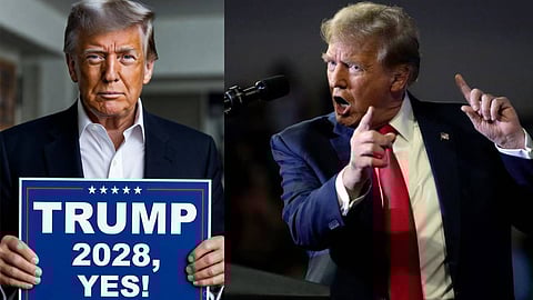 '2028 ലും ഞാന്‍ തന്നെ'; ചര്‍ച്ചയായി ട്രംപിന്റെ പുതിയ എഐ ചിത്രം 